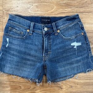 Lucky Brand Women's Distressed Blue Jean Shorts